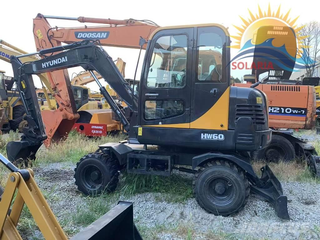 Hyundai R60W HW Lastik tekerli ekskavatörler