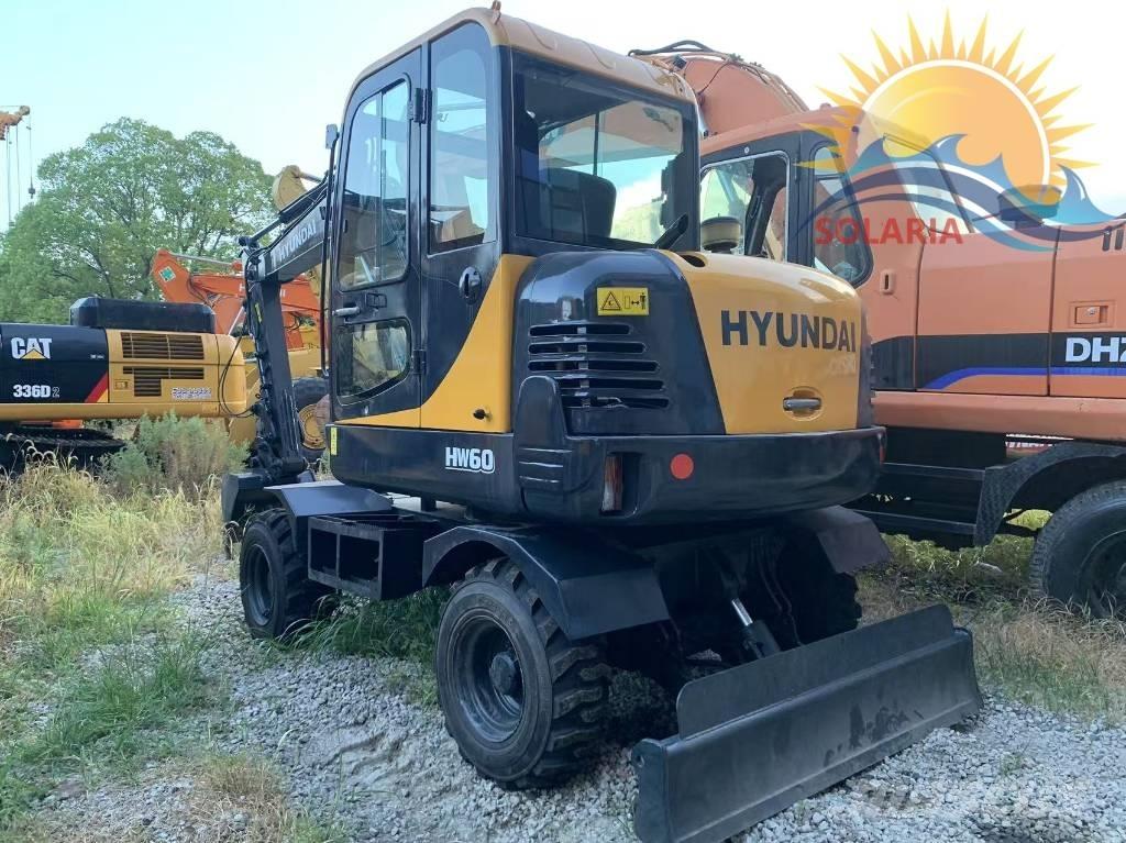 Hyundai R60W HW Lastik tekerli ekskavatörler