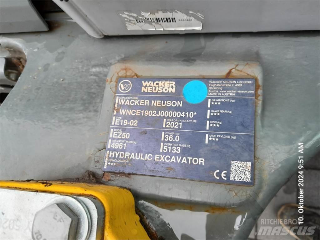 Wacker Neuson EZ50 Mini ekskavatörler, 7 tona dek