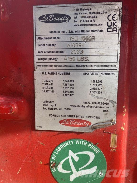 Labounty MSD1000R Kesici kafalar