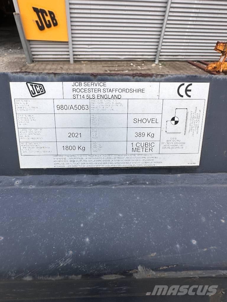 JCB Læsseskovl - 226cm Kovalar
