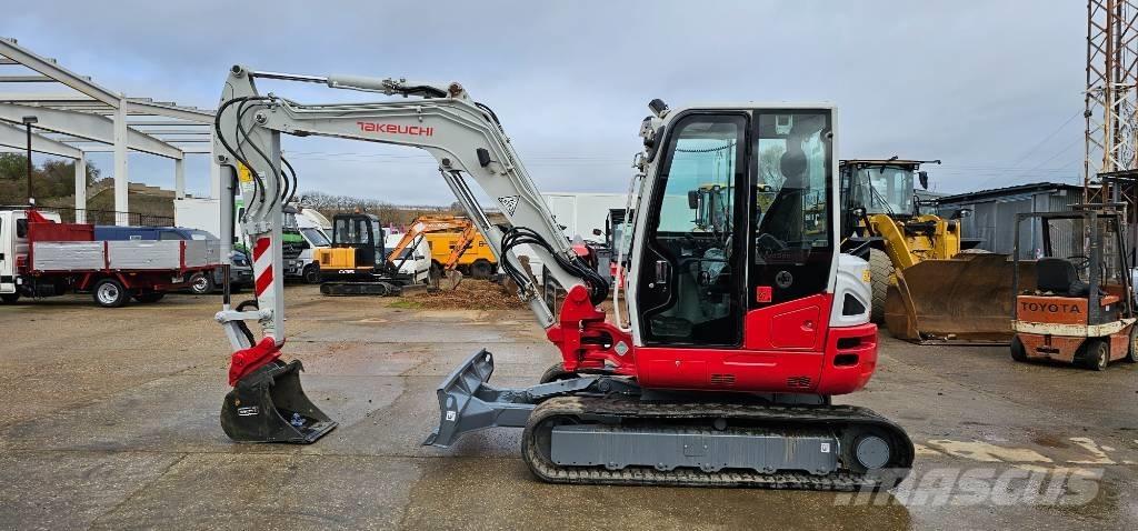 Takeuchi TB 260 Mini ekskavatörler, 7 tona dek