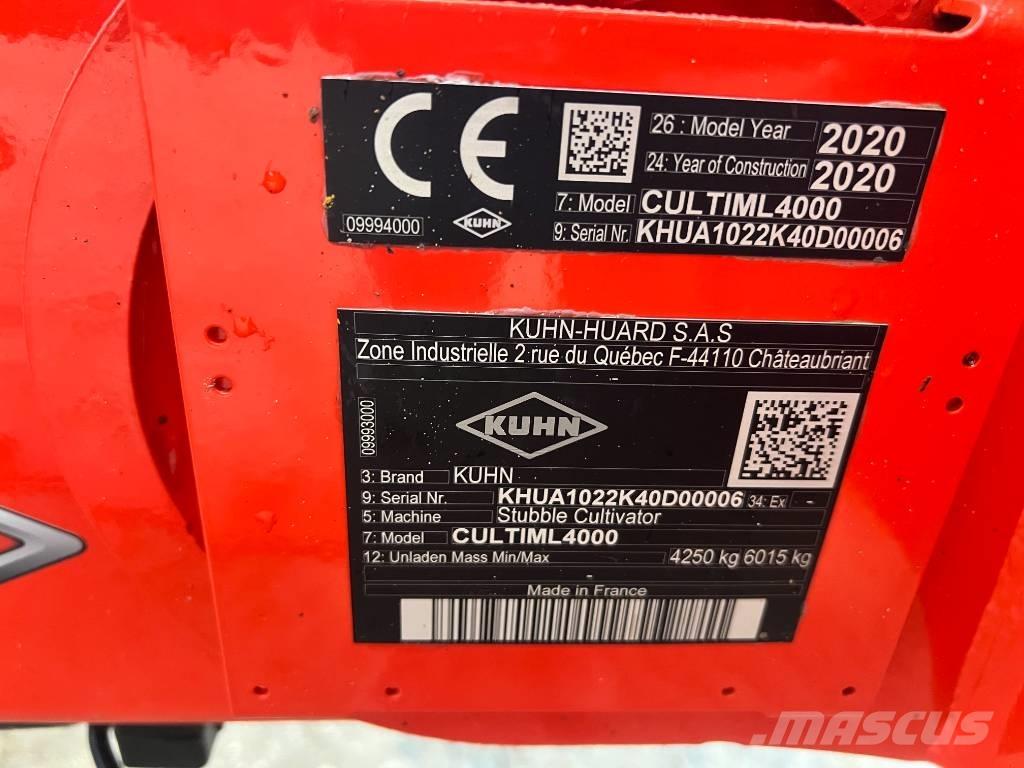 Kuhn CULTIM L4000 Kültivatörler