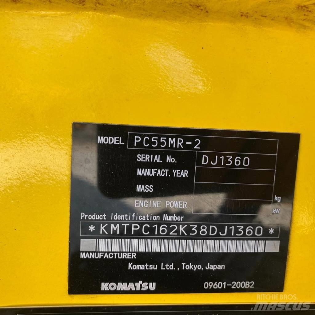 Komatsu PC 55 Paletli ekskavatörler