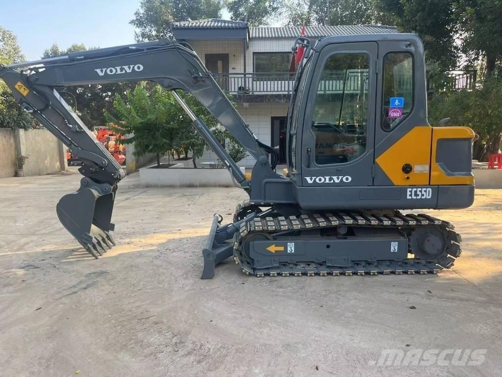 Volvo EC 55D Mini ekskavatörler, 7 tona dek