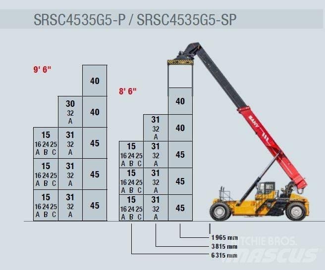 Sany SRSC4535G5-SP Konteyner istifleyiciler - reach stacker