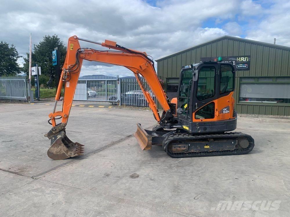 Doosan DX 62 R-3 Mini ekskavatörler, 7 tona dek