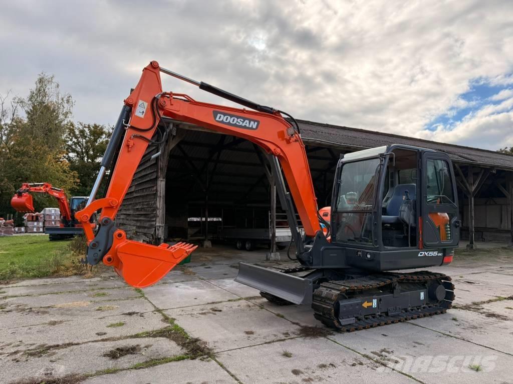 Doosan DX 55-9 C Mini ekskavatörler, 7 tona dek