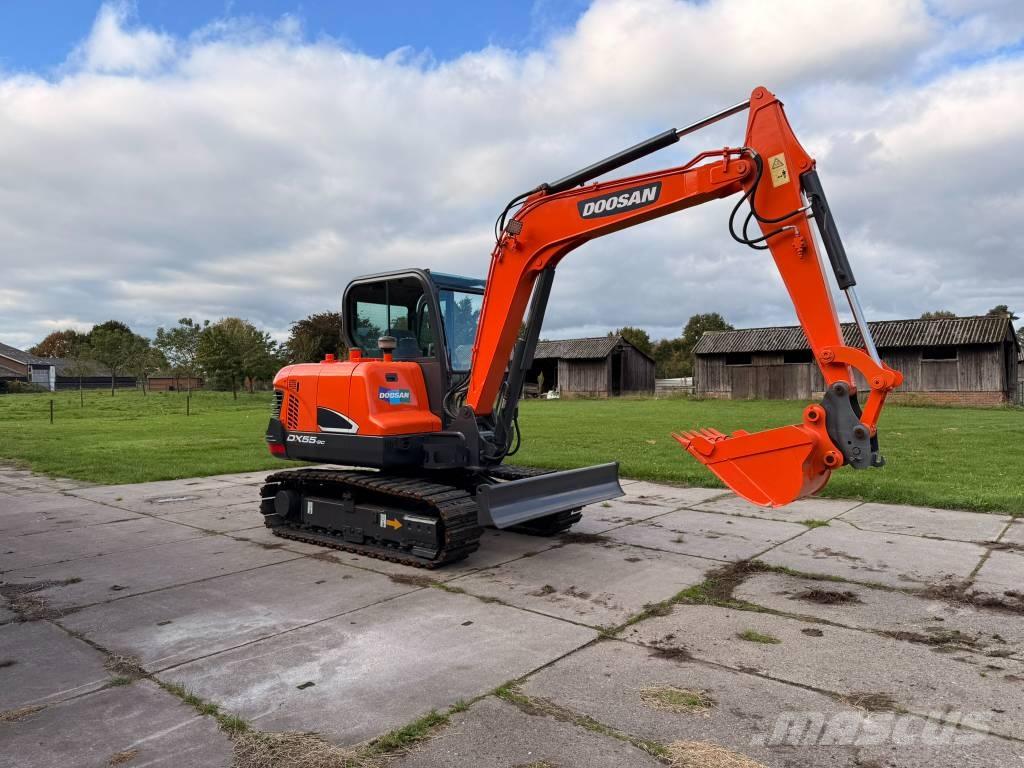 Doosan DX 55-9 C Mini ekskavatörler, 7 tona dek
