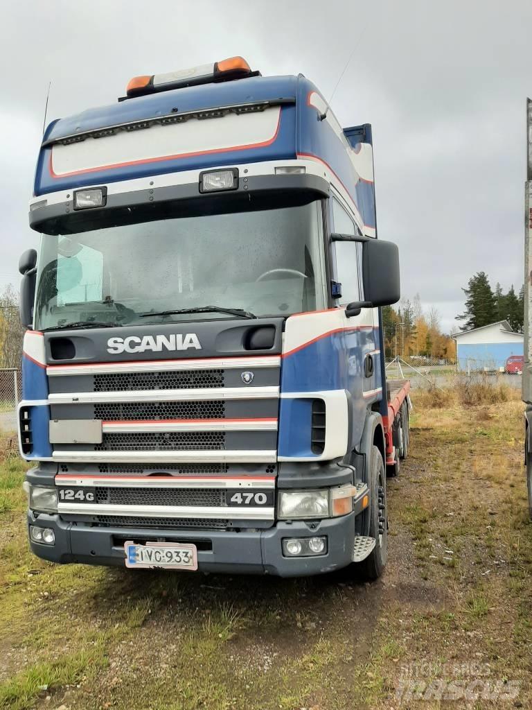 Scania R 124 Araç üzeri vinçler