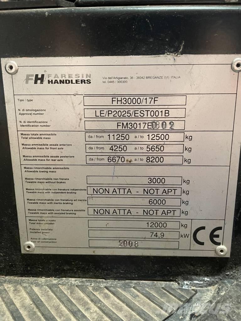 Faresin FH3000/17 Teleskopik yükleyiciler