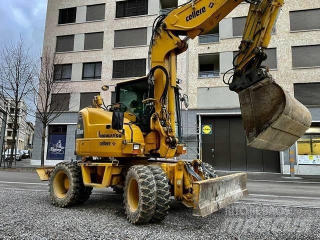 Komatsu PW 98 MR Lastik tekerli ekskavatörler