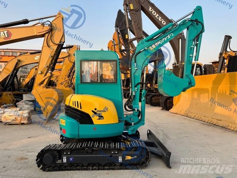 Kubota U 25 Mini ekskavatörler, 7 tona dek