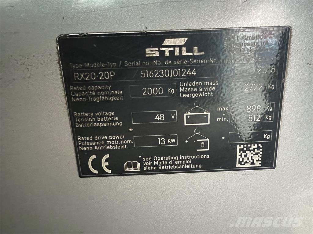 Still RX20-20P Elektrikli forkliftler