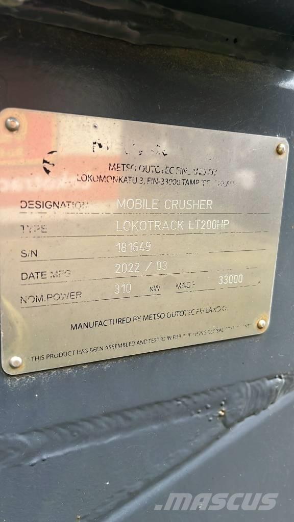 Metso LT 200 HP Gezer kırıcılar