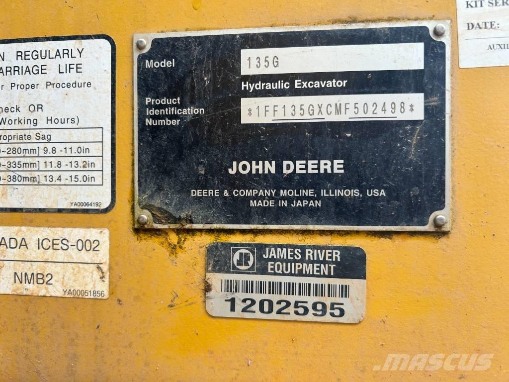 DEERE 135G Paletli ekskavatörler