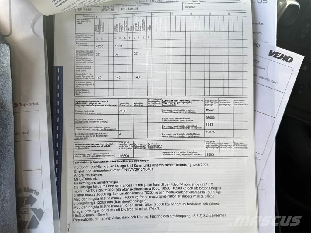 Scania R620 6X4 Vinçli kamyonlar