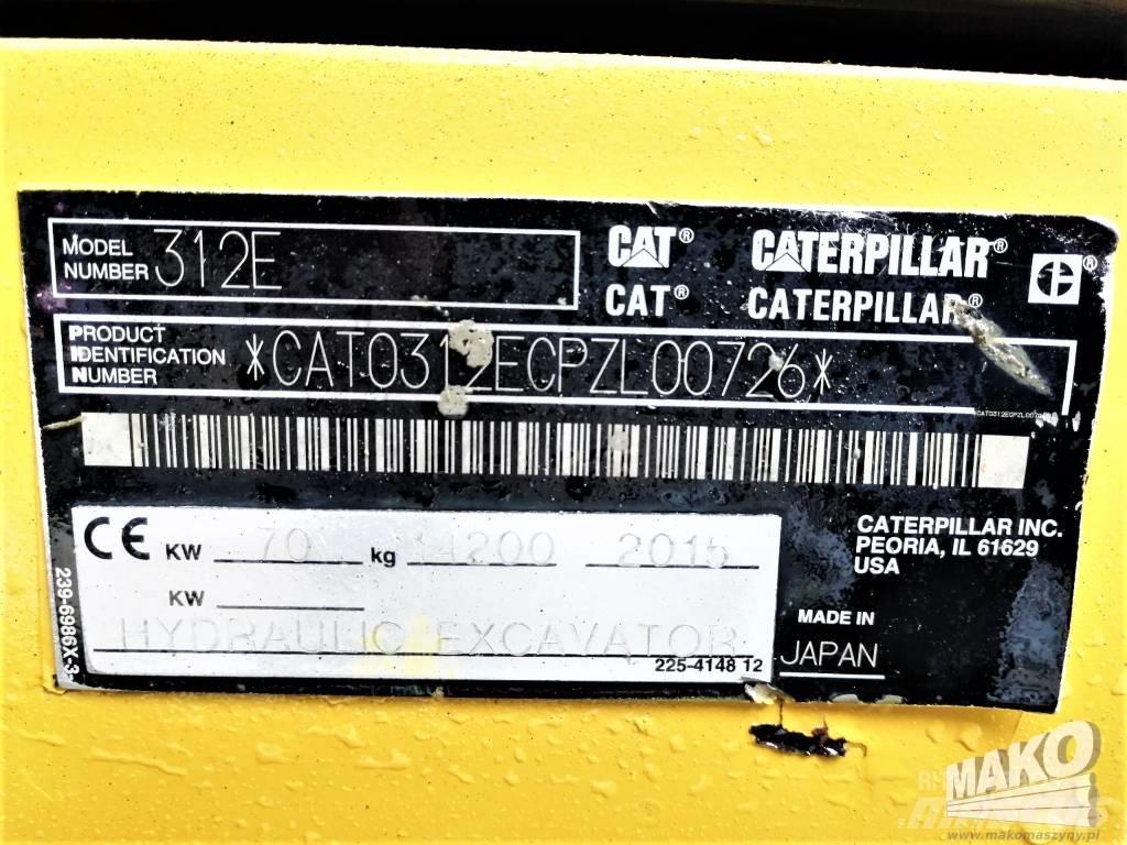 CAT 312 E Paletli ekskavatörler
