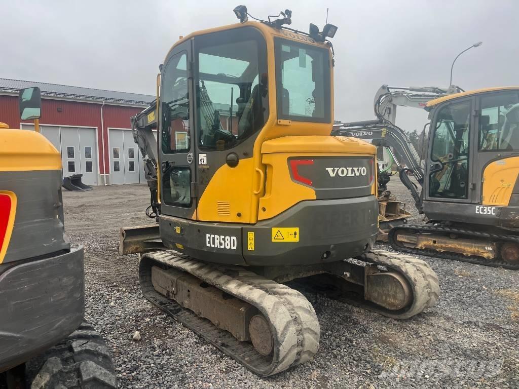Volvo ECR 58 D Mini ekskavatörler, 7 tona dek