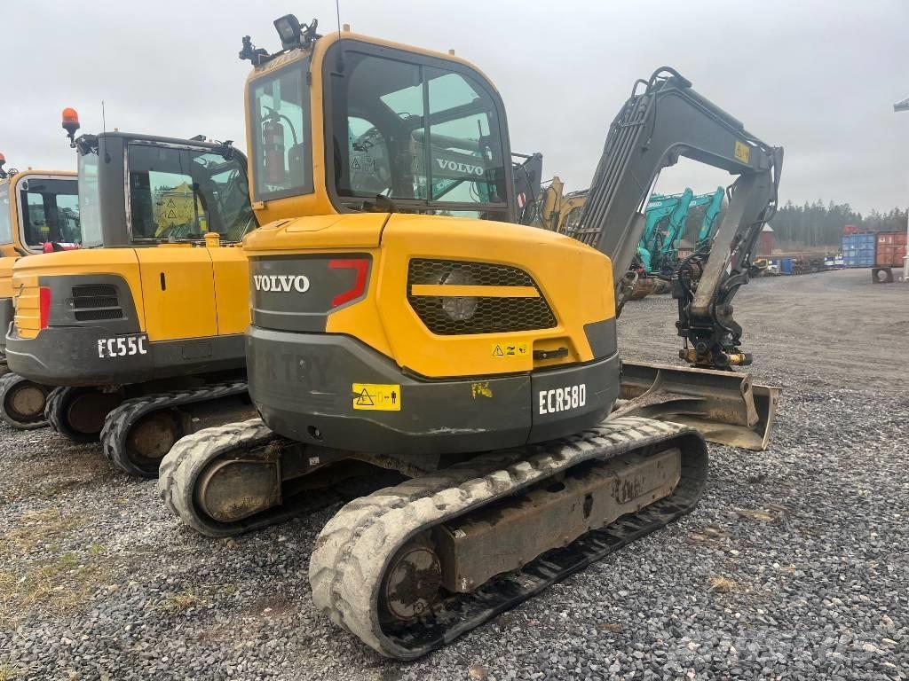 Volvo ECR 58 D Mini ekskavatörler, 7 tona dek