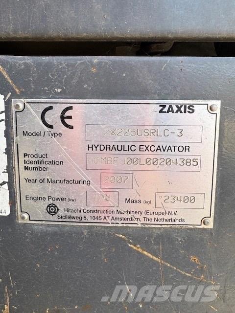 Hitachi ZX 225 Paletli ekskavatörler