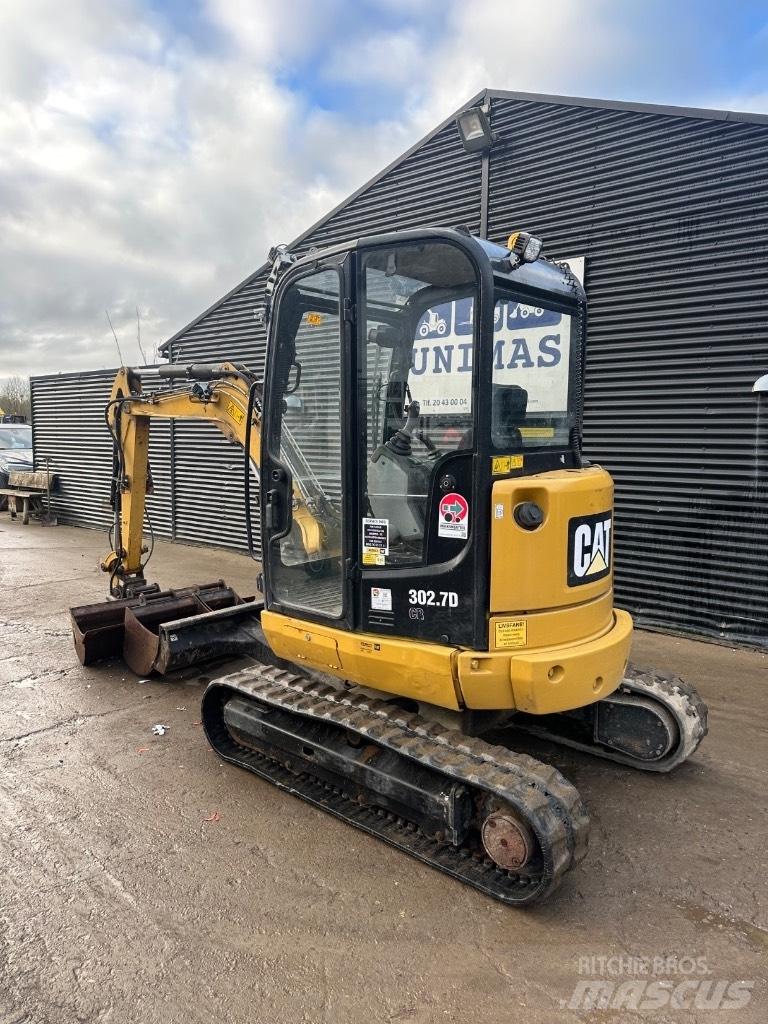 CAT 302.7DCR Mini ekskavatörler, 7 tona dek