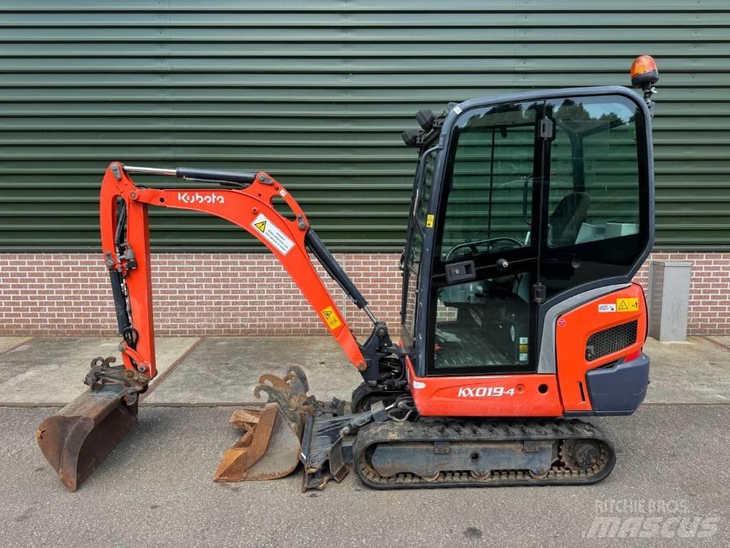 Kubota KX 019-4 Mini ekskavatörler, 7 tona dek