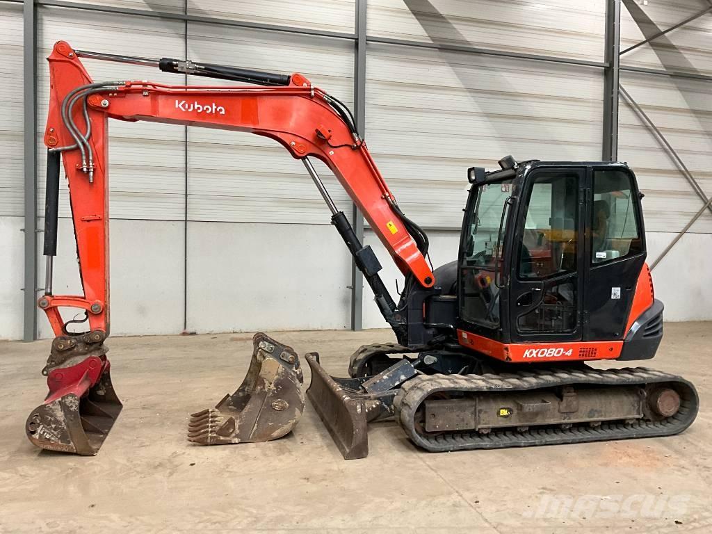 Kubota KX 080-4 Midi ekskavatörler 7 - 12 t