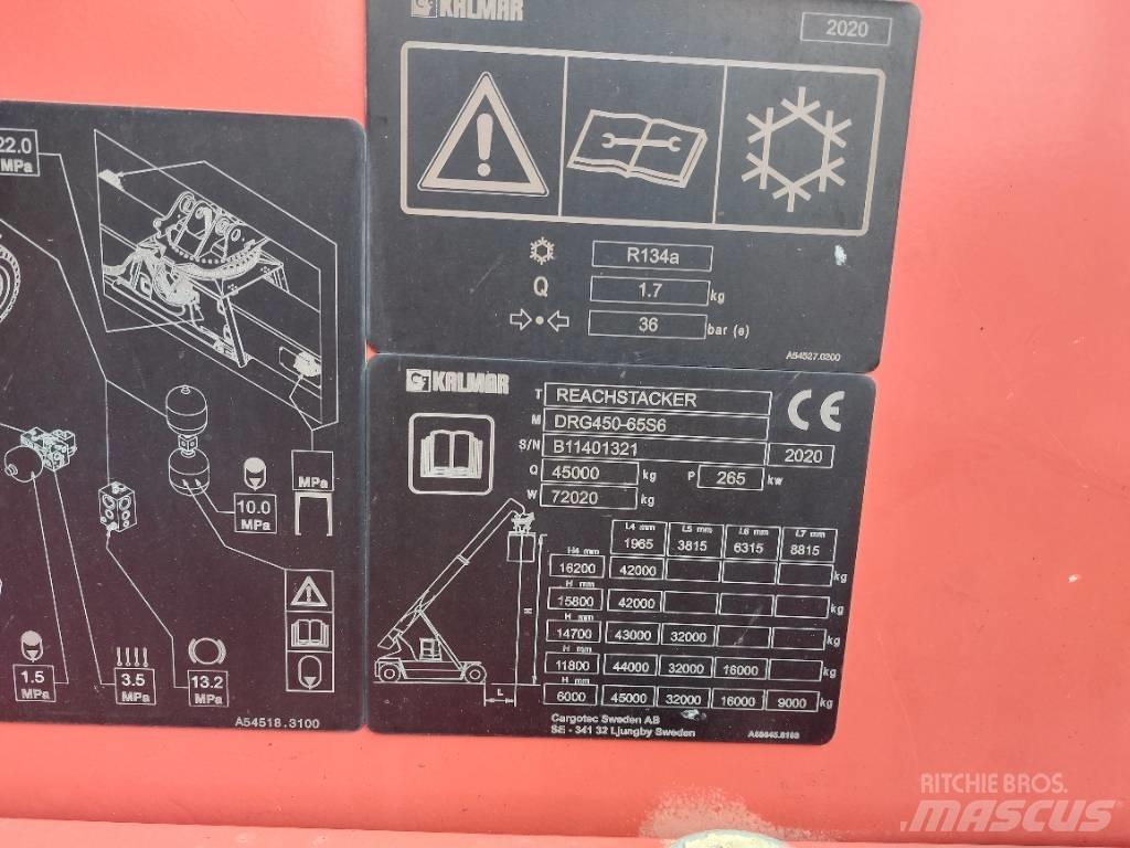 Kalmar DRG450-65S6 Konteyner istifleyiciler - reach stacker