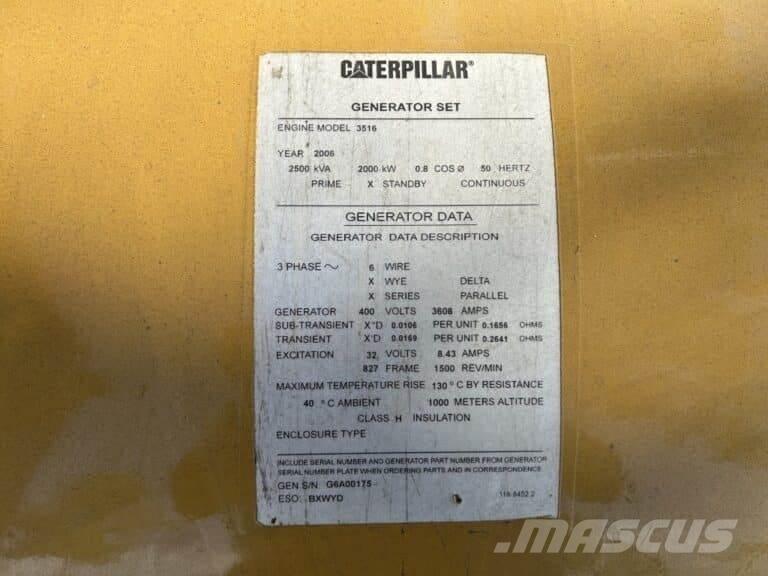 CAT SR4 - 827 frame Diğer Jeneratörler