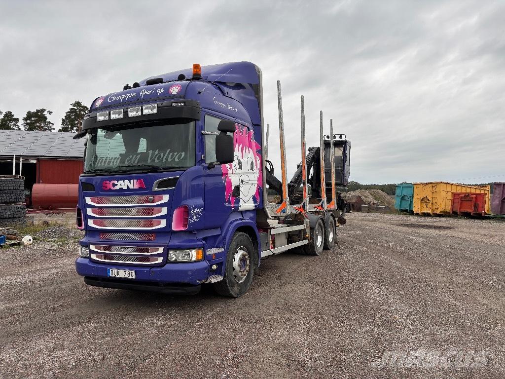 Scania 560. 6x4 Tomruk kamyonlari