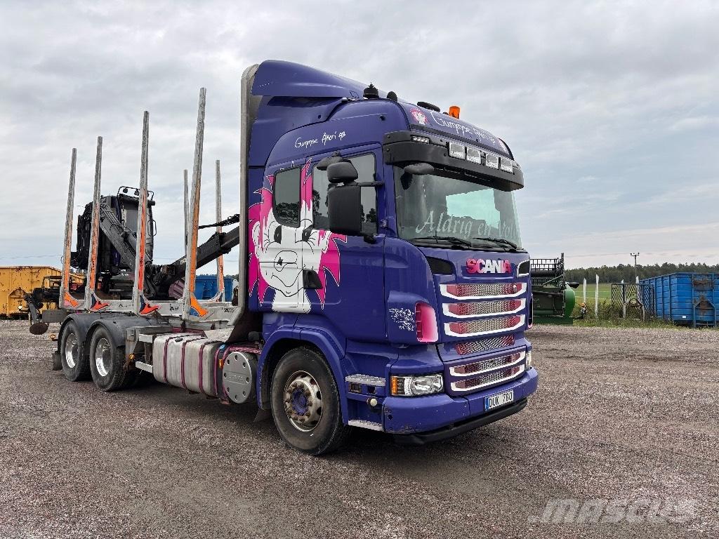 Scania 560. 6x4 Tomruk kamyonlari