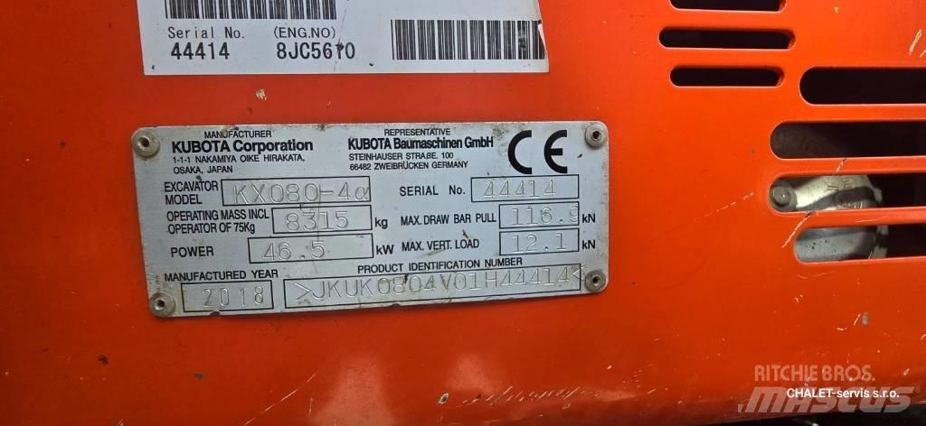 Kubota KX 80-4 Midi ekskavatörler 7 - 12 t