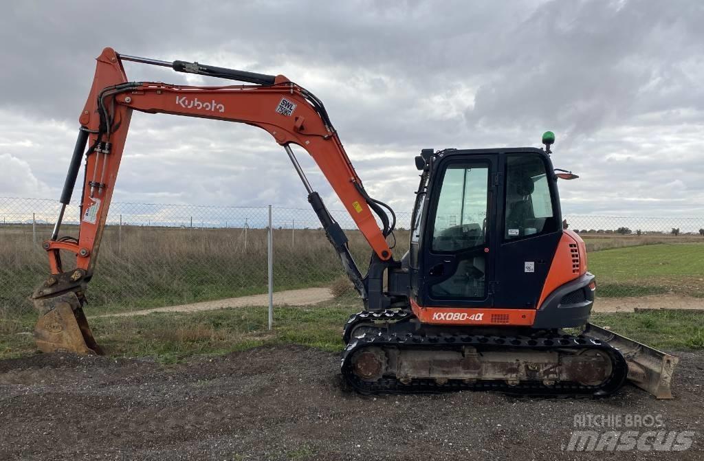 Kubota KX 080-4 Midi ekskavatörler 7 - 12 t