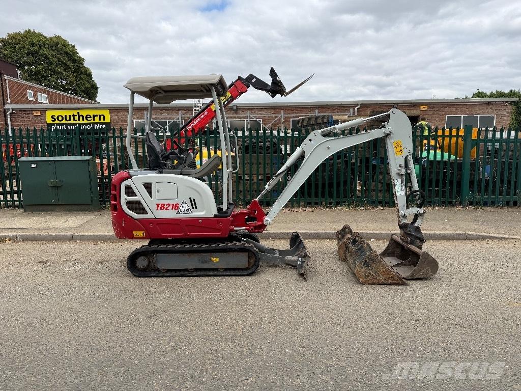 Takeuchi TB 216 Mini ekskavatörler, 7 tona dek