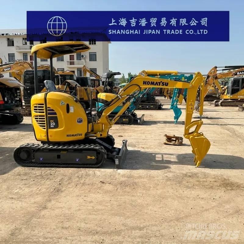 Komatsu PC 20 MR Mini ekskavatörler, 7 tona dek