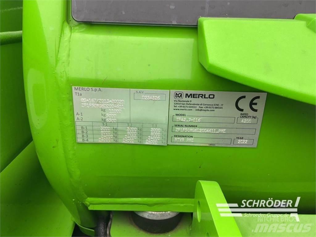 Merlo TF 42.7 - 116 Tarimsal teleskopik yükleyiciler