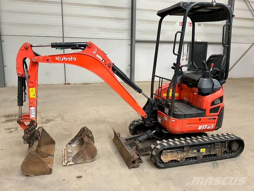 Kubota U 17-3 A Mini ekskavatörler, 7 tona dek