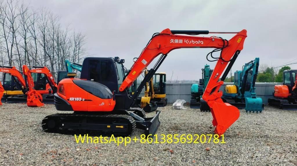 Kubota KX 183 Mini ekskavatörler, 7 tona dek
