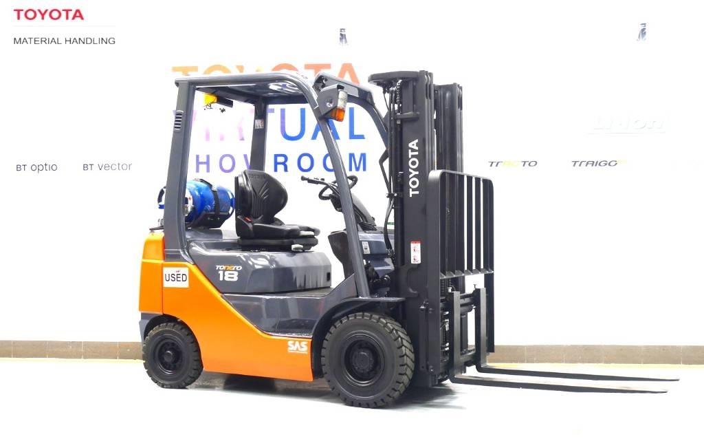 Toyota 02-8FGF18 LPG'li forkliftler