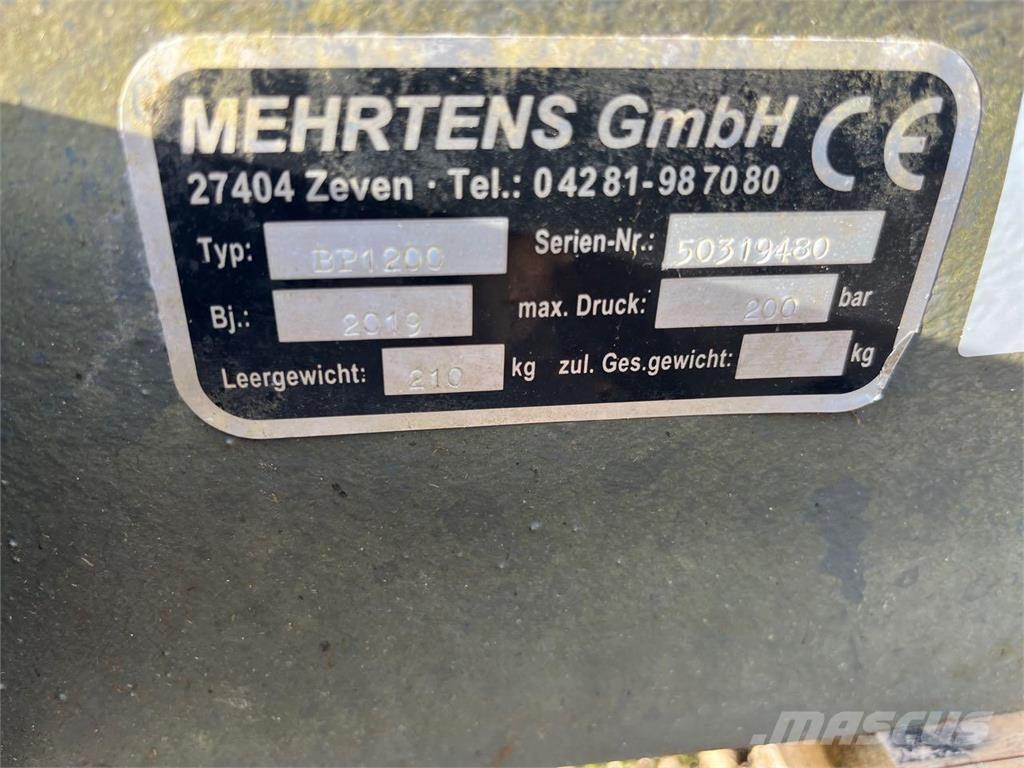 Weidemann BP 1200 Diger hayvancilik makina ve aksesuarlari