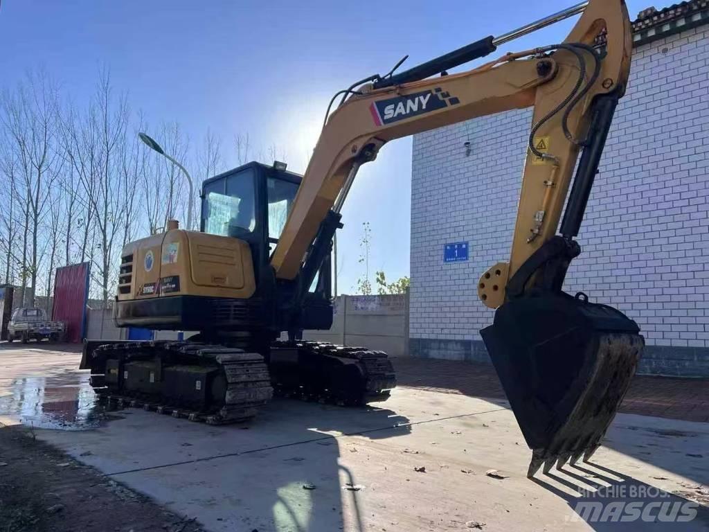 Sany 60C Excavator Mini ekskavatörler, 7 tona dek