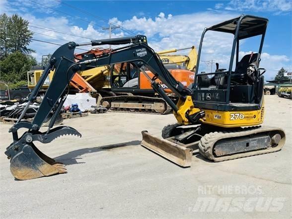 John Deere 27D Mini ekskavatörler, 7 tona dek