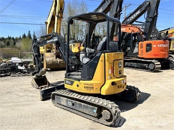 John Deere 35G Mini ekskavatörler, 7 tona dek