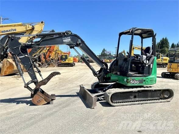 John Deere 50G Mini ekskavatörler, 7 tona dek