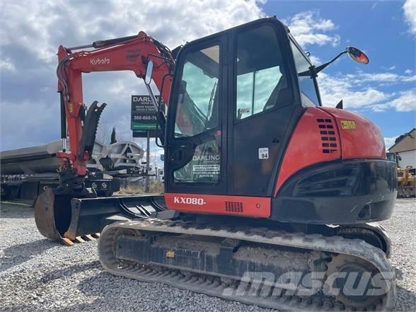 Kubota KX080-4 Paletli ekskavatörler