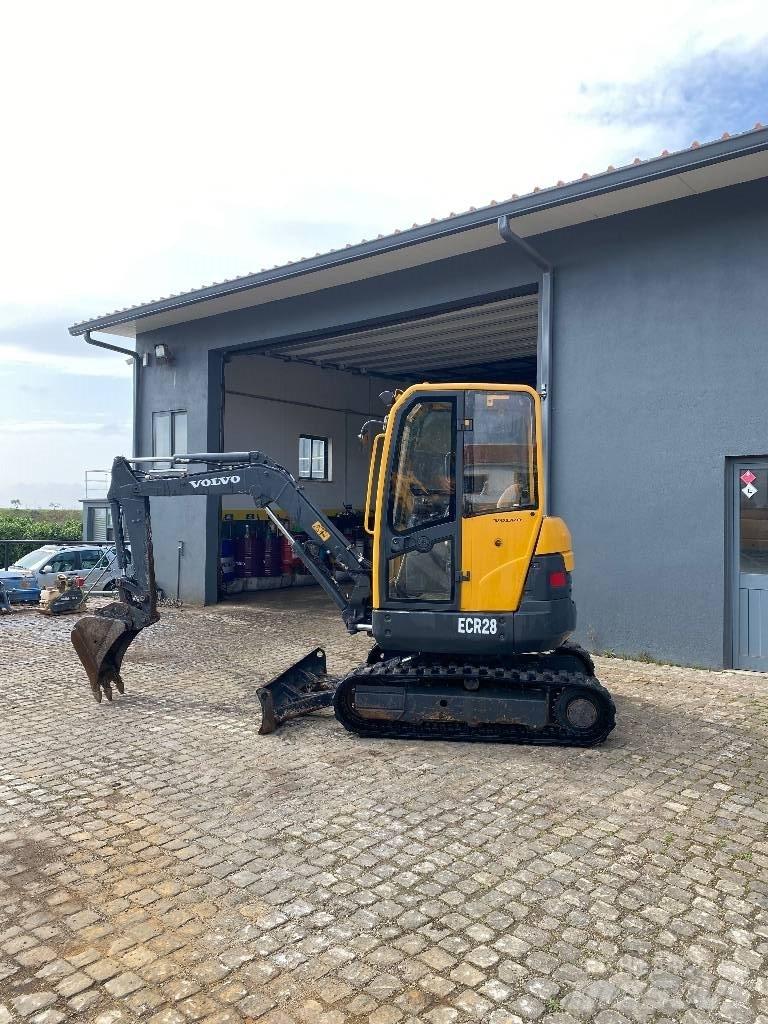 Volvo ECR 28 Mini ekskavatörler, 7 tona dek