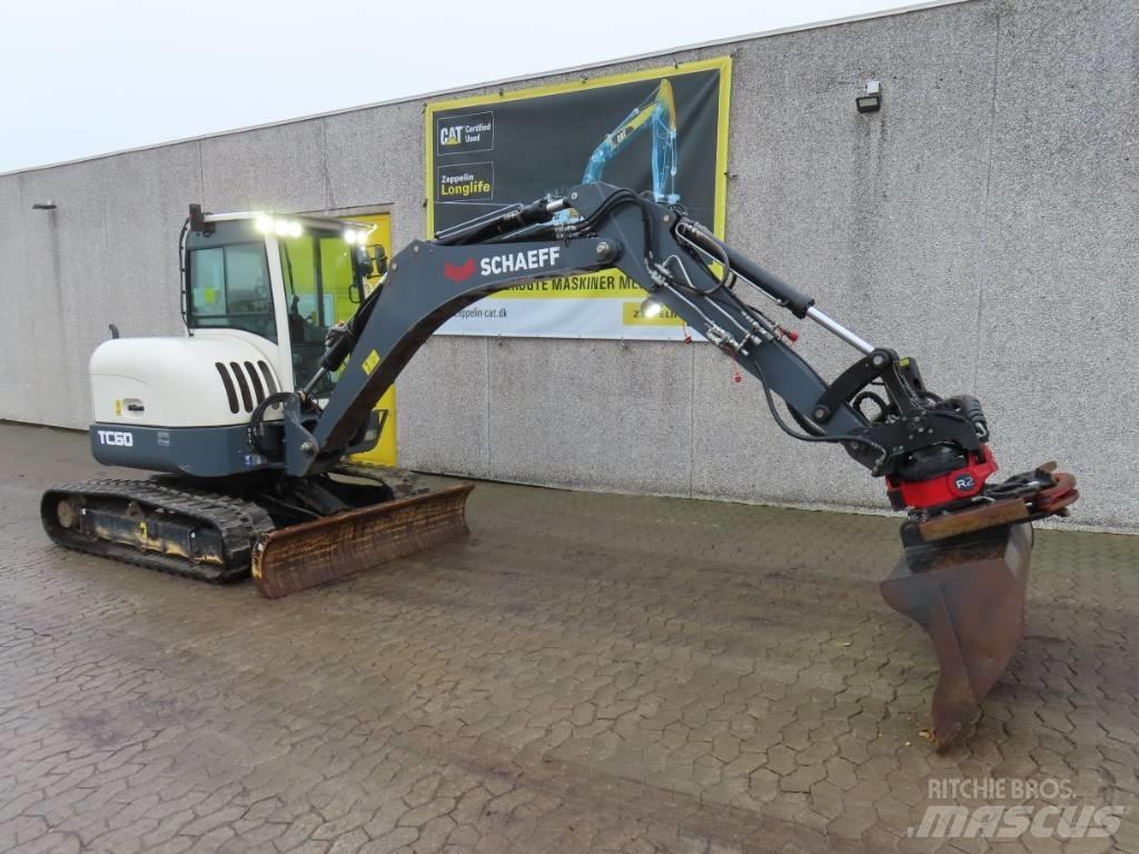Schaeff TC 60 Mini ekskavatörler, 7 tona dek