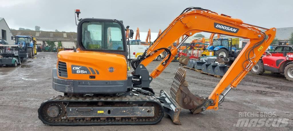 Doosan DX85-3 Mini ekskavatörler, 7 tona dek