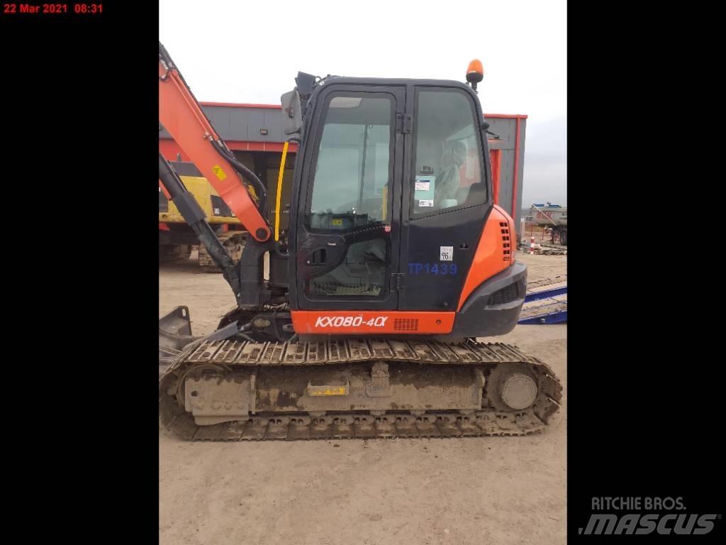Kubota KX 080-4 Midi ekskavatörler 7 - 12 t